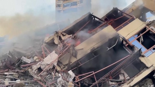 Dom naruby po izraelskom útoku v Bejrúte