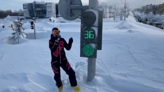 Ruská zima: Zasypaná Kamčatka, záľahy snehu