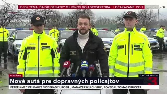 Policajti dostali nové autá