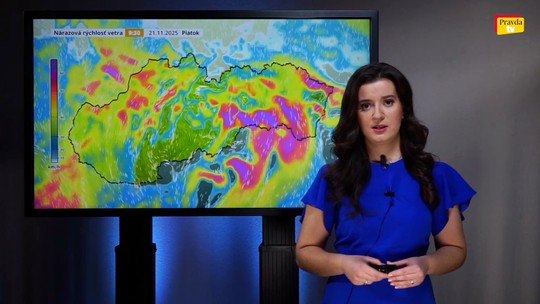 Mrazivé počasie so snežením na mnohých miestach