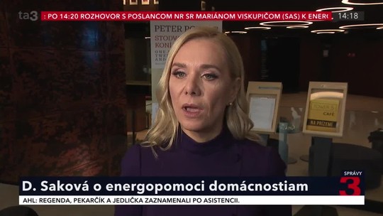 Saková o energetickej pomoci a aktuálnych politických otázkach