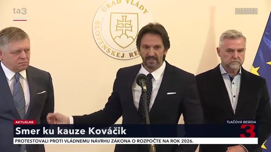 Smer o kauze Kováčik. Je to ako atómová bomba, tvrdí Fico