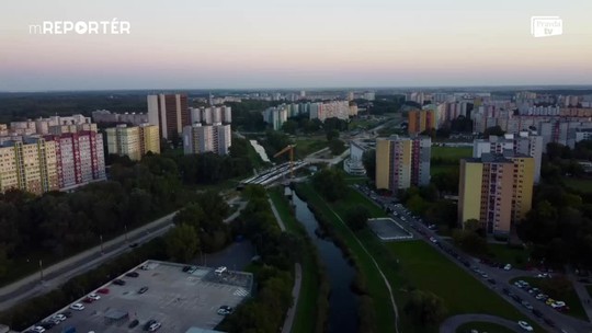 Unikátne zábery z dronu na výstavbu novej električkovej trate v Petržalke nám poslal náš mReportér