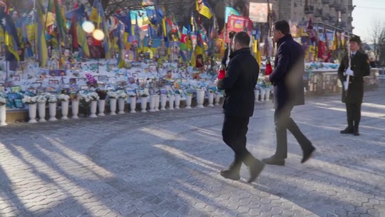 Zelenskyj a Rutte vzdávajú hold padlým v Kyjeve