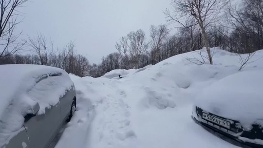 Zasypaná Kamčatka, takto si žijú s metrákmi snehu