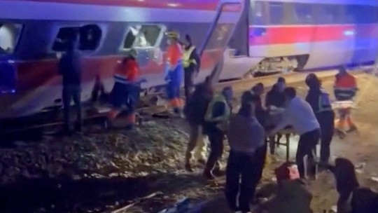 Zrážka rýchlovlakov v Španielsku