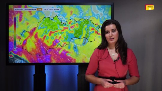 Po studenom fronte aj pekné počasie