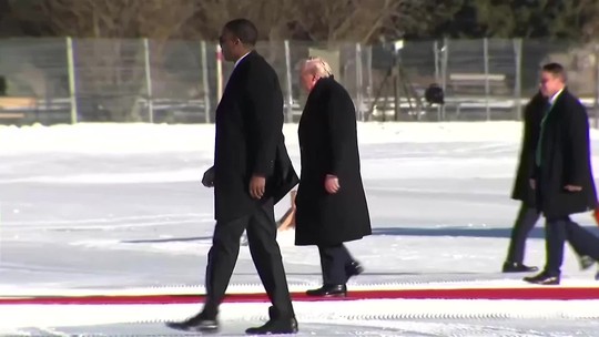 Trump s meškaním dorazil do Davosu vrtuľníkom