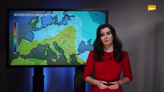 Prílev tepla vrcholí, za slnkom na hory