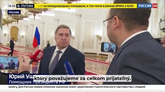 Ušakov o Trumpovej ponuke: Návrh je celkom prijateľný